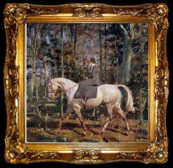 framed  unknow artist Classical hunting fox, Equestrian and Beautiful Horses, 092., ta009-2